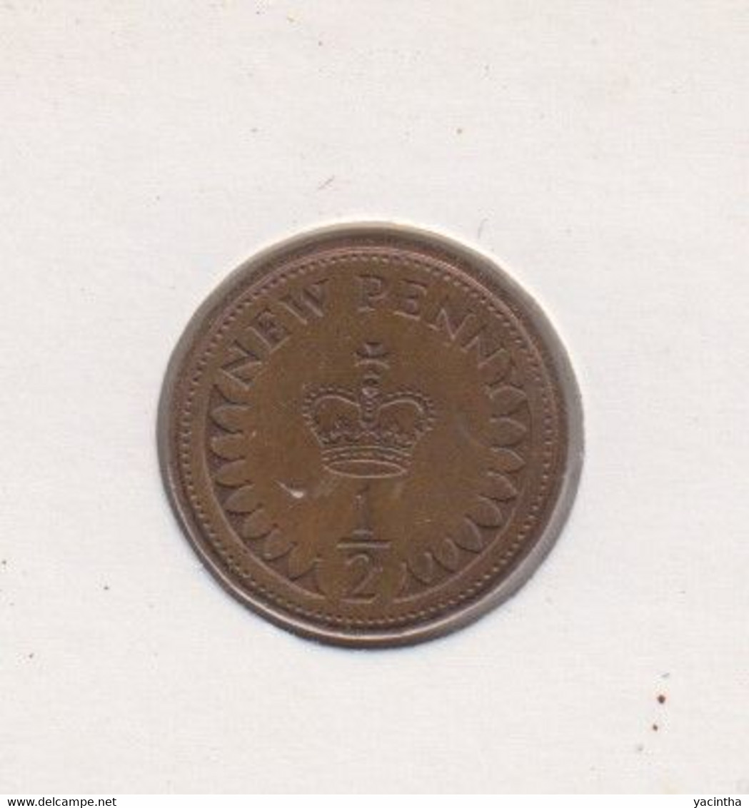 @Y@    Groot Britannie  1/2 New Penny  1971    (543) - 1/2 Penny & 1/2 New Penny