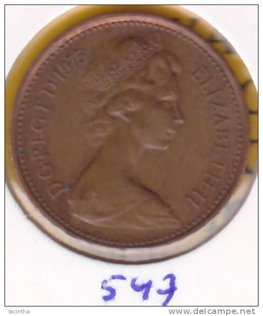 @Y@    Groot Britannie  1 Penny  1975    (547) - 1 Penny & 1 New Penny