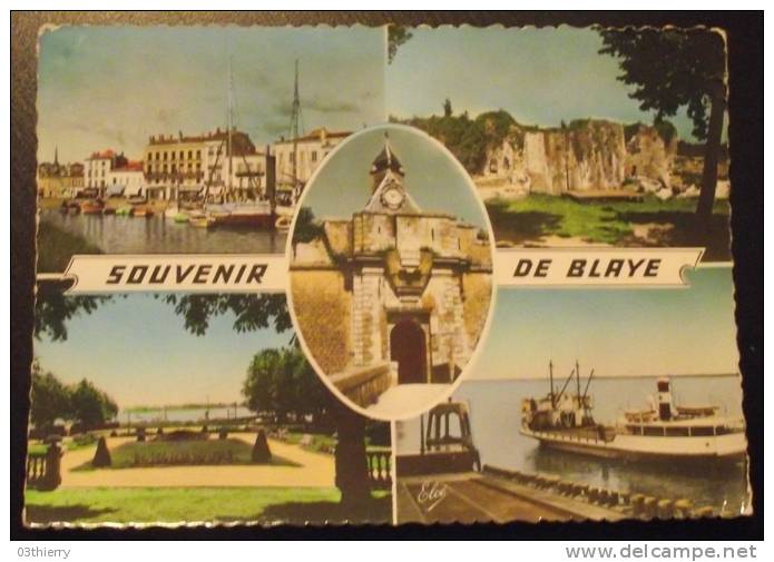 CPSM 33 BLAYE MULTIVUE Voyagee 1965 - Blaye