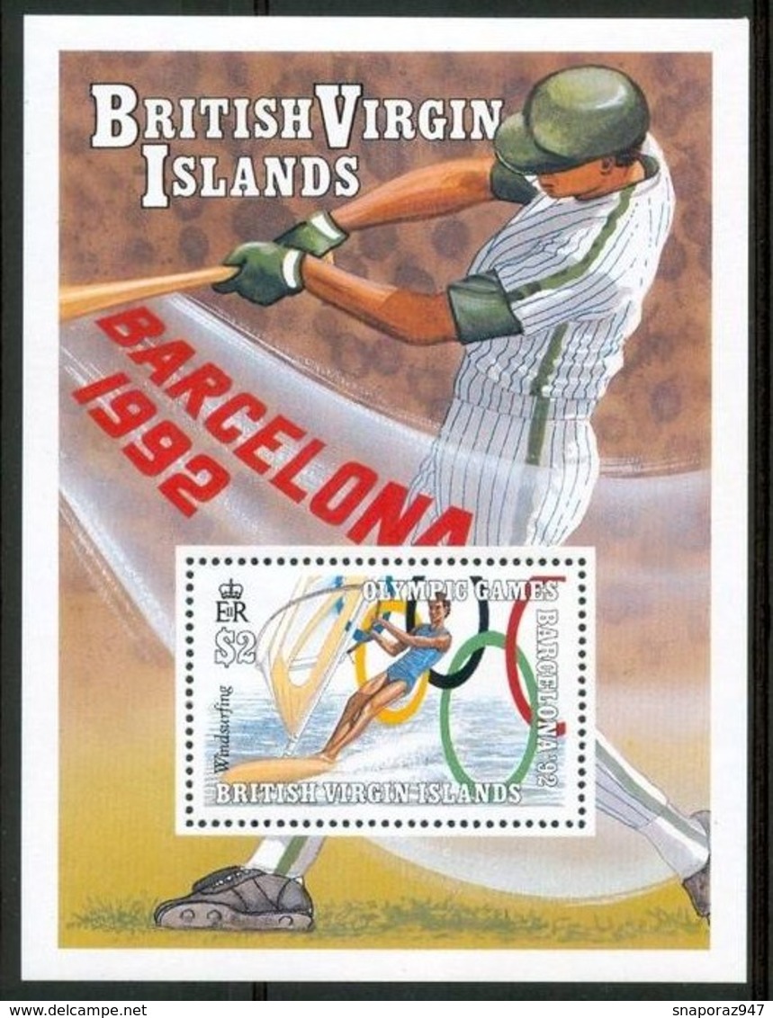 1992 Britsh Virgin Island "Barcellona 1992" Olimpiadi Olympic Games Jeux Olympiques Block MNH** C56 - British Virgin Islands