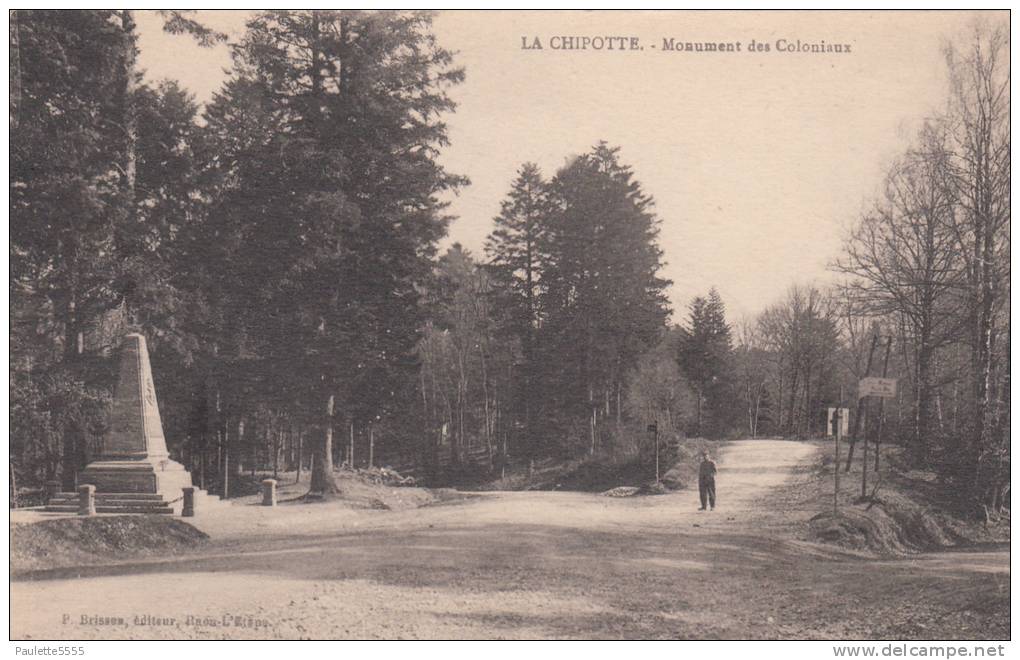 LA CHIPOTTE - Monument Des Coloniaux (animée)dép88 - Autres & Non Classés