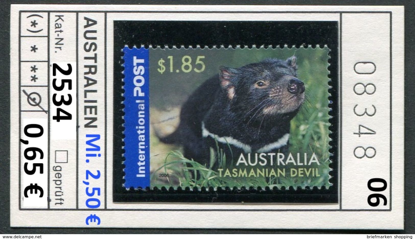 Australien - Australia - Australie - Michel 2534 - Oo Oblit. Used Gebruikt - Tasmanischer Teufel - Tasmanian Devil - Used Stamps