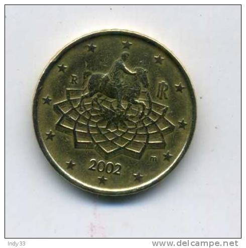 -EURO ITALIE . 50C. 2002 - Italie