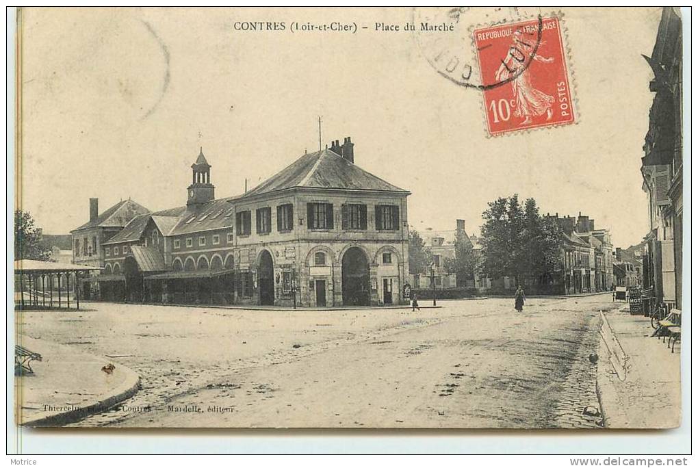 CONTRES  -  Place Du Marché. - Contres
