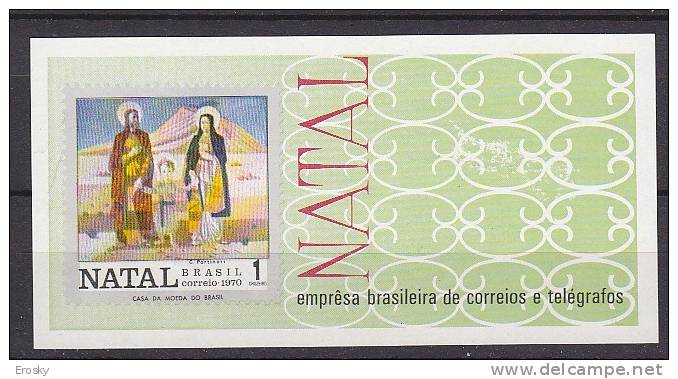 B0945 - BRAZIL BF Yv N°27 **  NOEL CHRISTMAS - Blocks & Kleinbögen