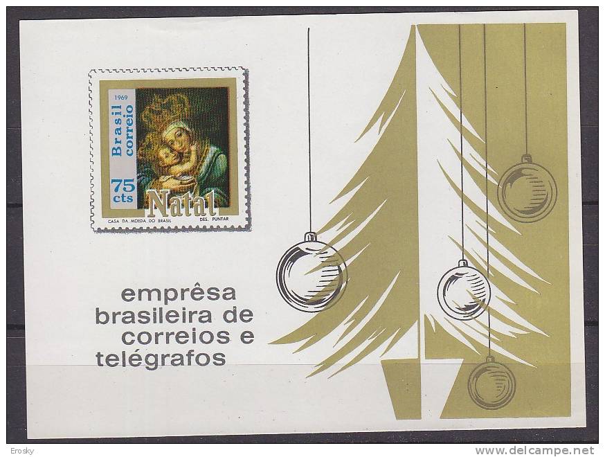 B0946 - BRAZIL BF Yv N°25 **  NOEL CHRISTMAS - Blocks & Kleinbögen