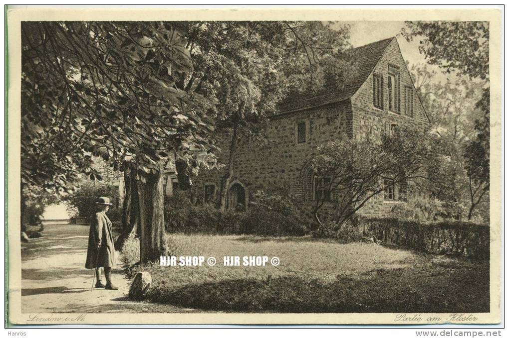 Um 1920/1930 Ansichtskarte  „Partie Am  Kloster,“  Ungebrauchte Karte - Lindow