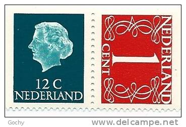 Pays-bas : Timbres De CarnetN° 600A Cote=8,00 € - Carnets Et Roulettes