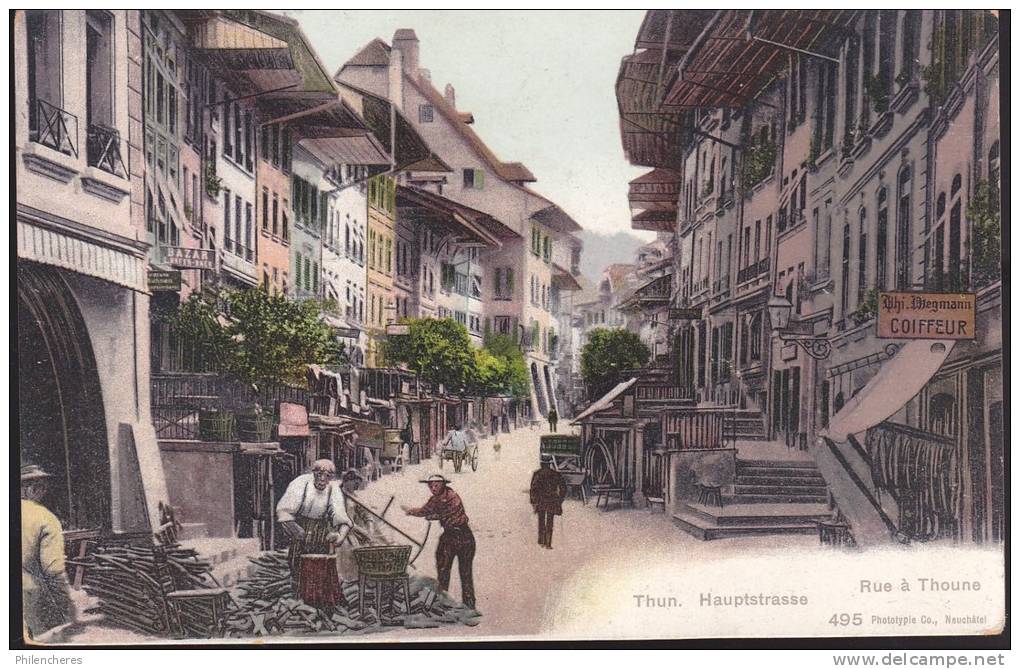 CPA - (Suisse) Thun - Hauptstrasse - Rue A Thoune - Thun