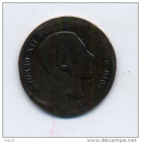 - ESPAGNE . 5C. 1878 - First Minting