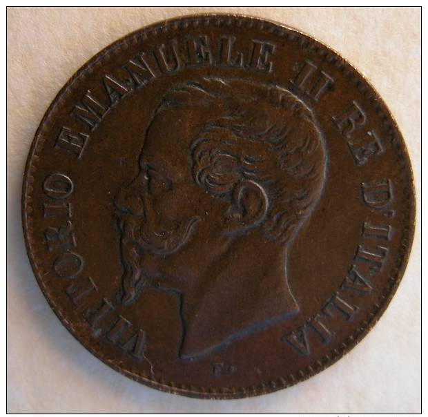 Regno Cent. 2 1867  Zecca Milano  Bb - 1861-1878 : Victor Emmanuel II