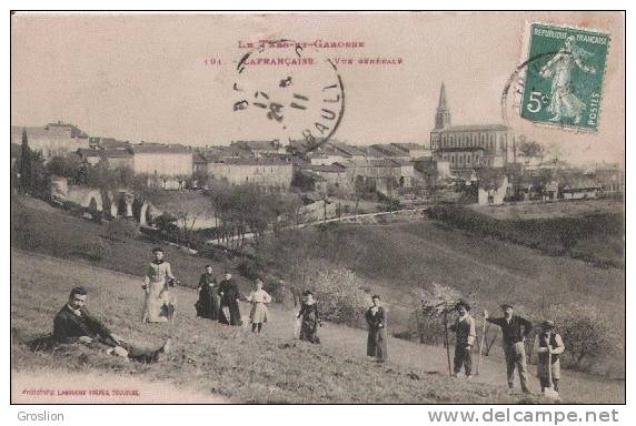 LAFRANCAISE 191 VUE GENERALE (BELLE ANIMATION DANS UN PRE) 1911 - Lafrancaise