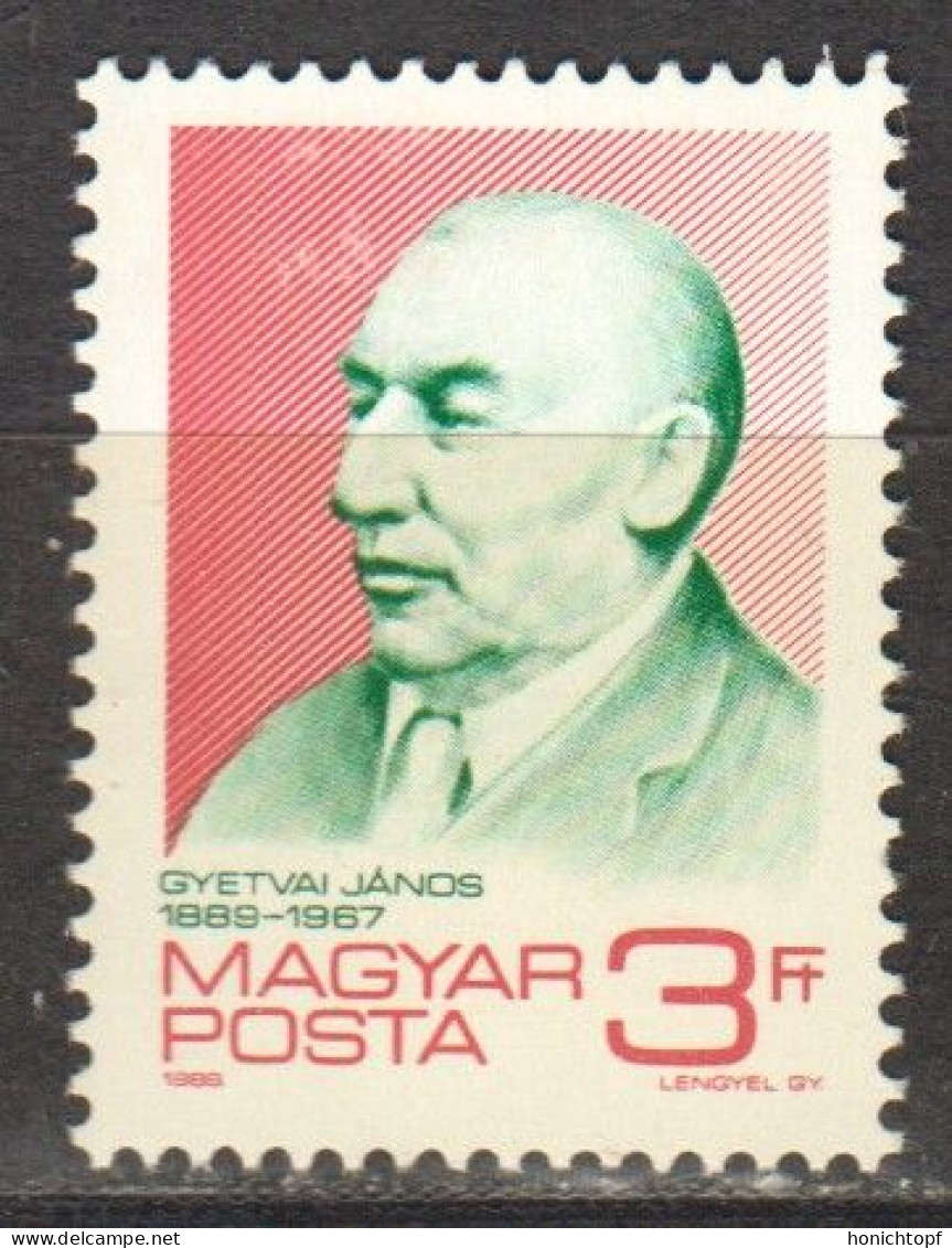 Ungarn; 1989; Michel 4013 **; Janos Gyetvai - Nuovi