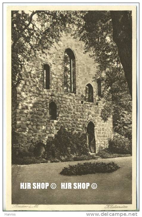 Um 1920/1930 Ansichtskarte  „Klosterruine,“  Ungebrauchte Karte - Lindow