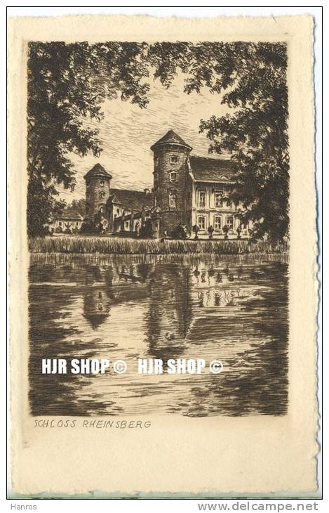 Um 1920/1930 Ansichtskarte  „Schloss,“  Ungebrauchte Karte - Rheinsberg