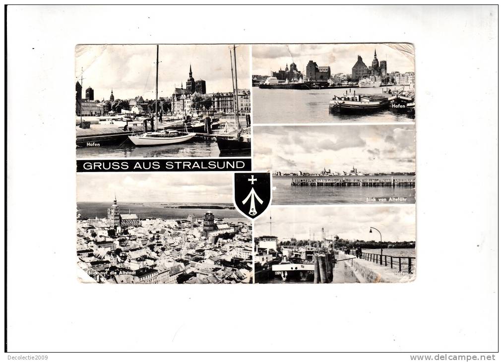 B55077 Stralsund Ship Bateaux  Used Good Shape Back Scan At Request - Stralsund