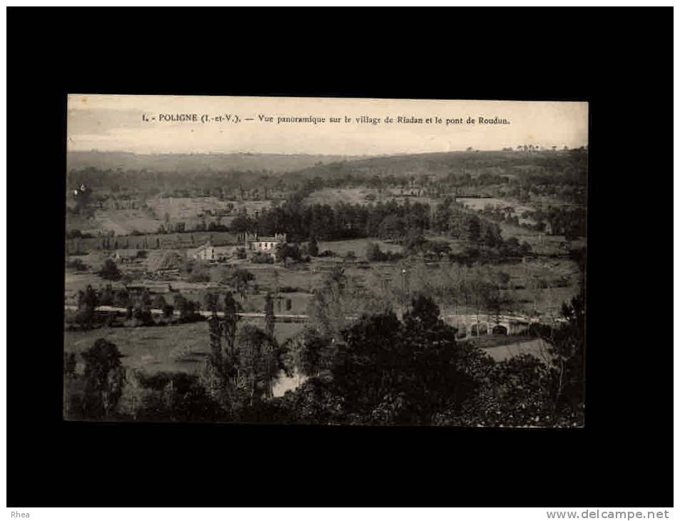 35 - POLIGNE - Vue Panoramique Sur Le Village De Riadan Et Le Pont De Roudun - 1 - Autres & Non Classés