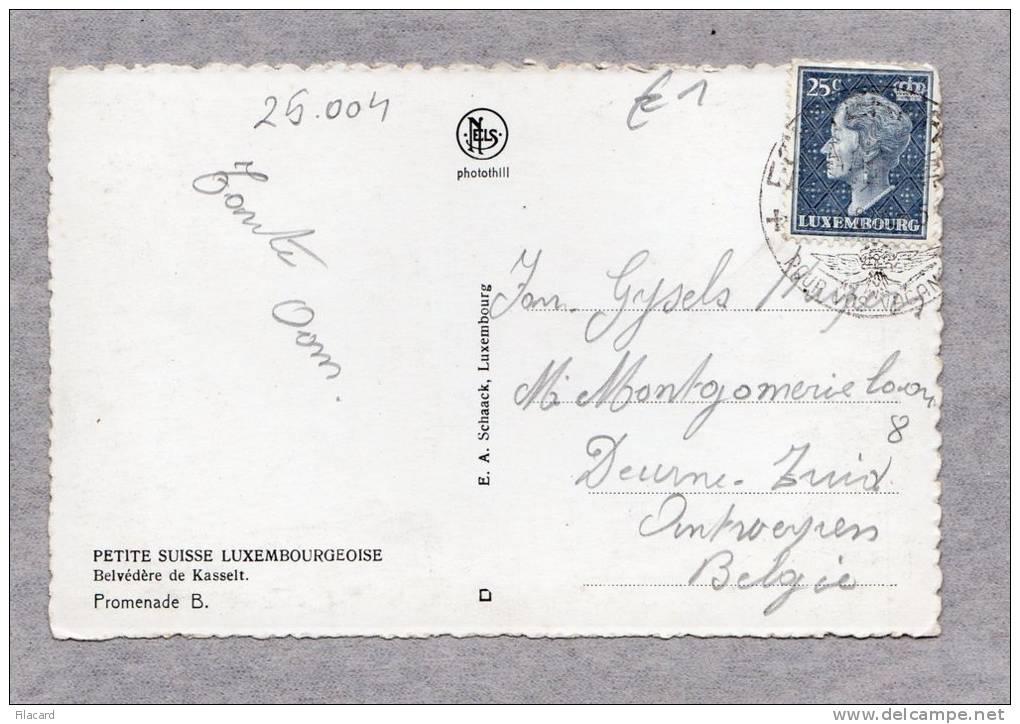 25004   Lussemburgo,  Belvedere  De  Kasselt,  Promenade B.,  VG - Altri & Non Classificati