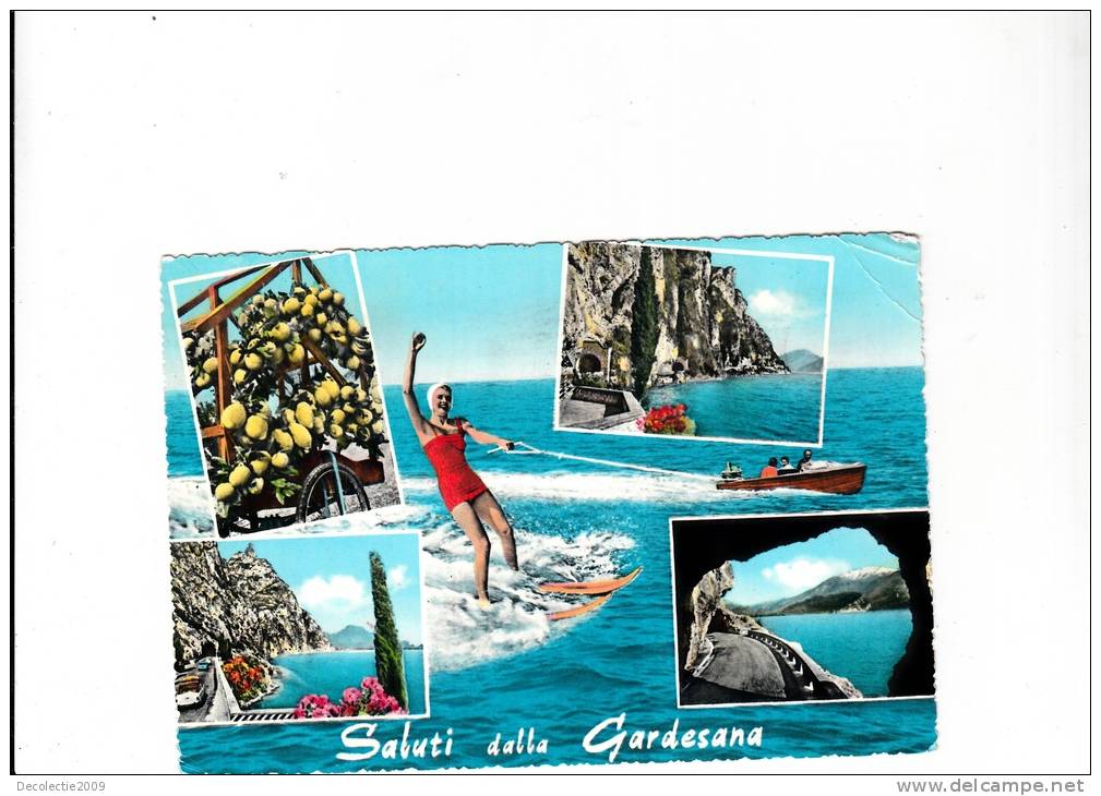 B55090 Gardesana Ship Bateaux Sky Nautique  Used Good Shape Back Scan At Request - Water-skiing