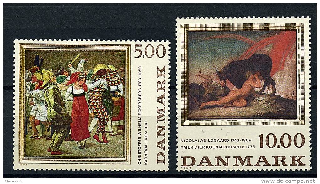 Danemark ** N° 822/823 - Tableaux De Peintres Danois - Ungebraucht