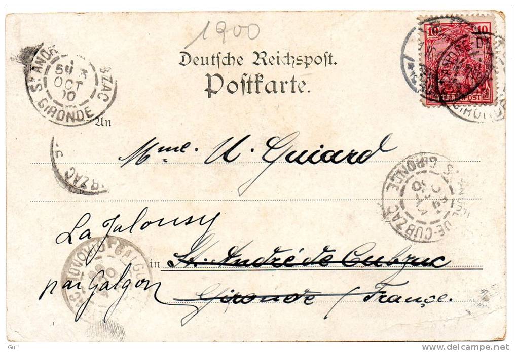 Allemagne > (Bade-Wurtemberg > Buehlertal) GERTELBACH (année 1900- Cascade) *PRIX FIXE - Buehlertal