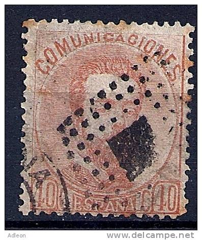 Espagne - 1872 Amedeo I - YT 124 Obl - Usati