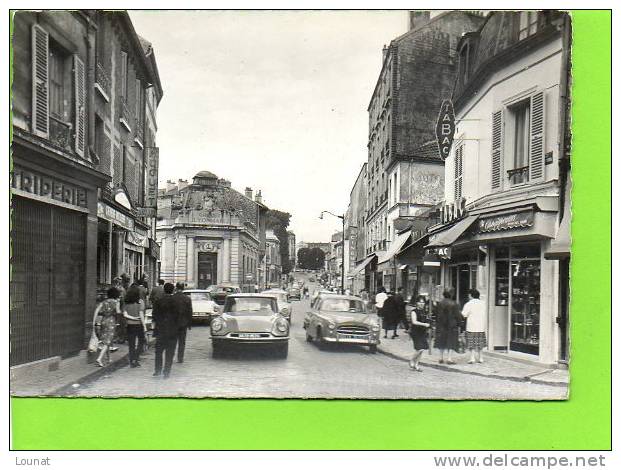 95 ARGENTEUIL : Rue Paul Vaillant Couturier  ( Banque Crédit Lyonnais - Tabac  - Cinéma )N°9.308 "abeille" - Banche