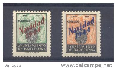 EDIFIL SH NE25/26 "NAVIDAD 1944" - Barcelona