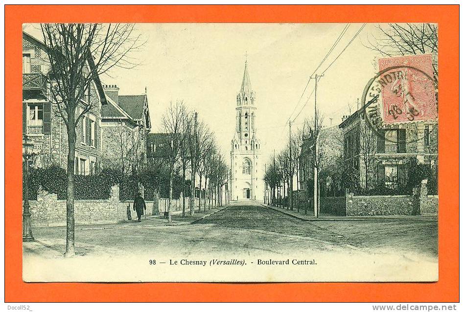 Dpt  78  Le Chesnay   "  Boulevard Central   " - Le Chesnay