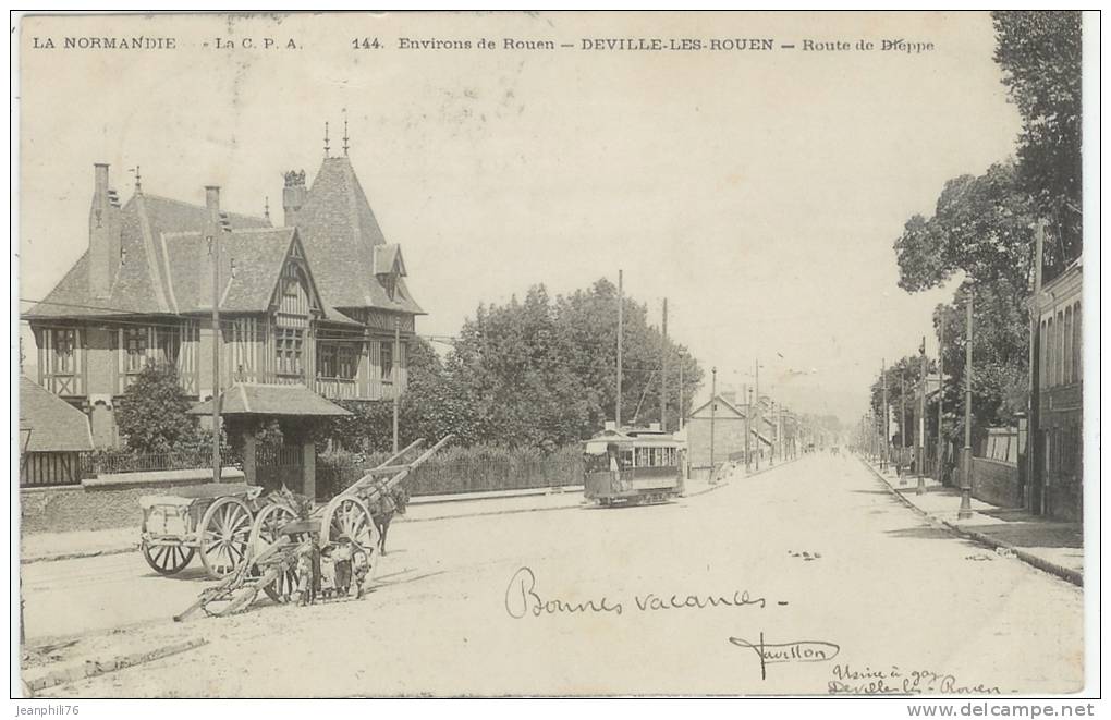 76 Déville-les-Rouen - Route De Dieppe - Autres & Non Classés