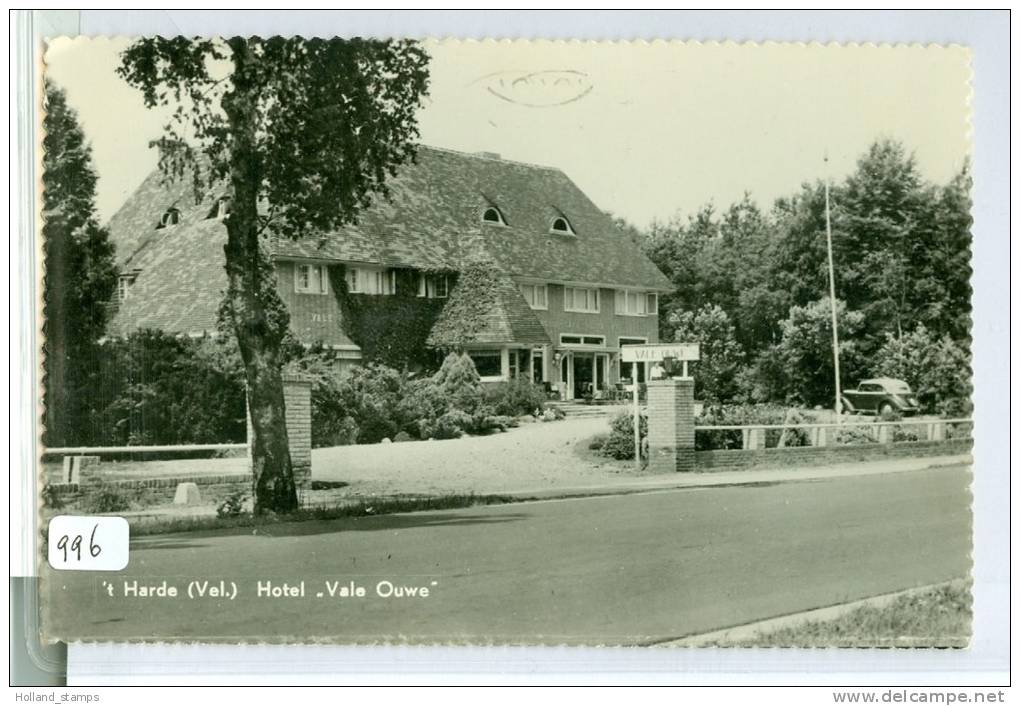 ANSICHTKAART * 'T HARDE *  (996) VELUWE * HOTEL " VALE OUWE " GELOPEN NAAR ZIERIKZEE - Andere & Zonder Classificatie