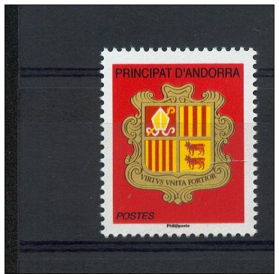 Andorre 701 Armoiries TVP Neuf ** Luxe MNH SIN CHARNELA Prix De La Poste 0.6 - Neufs