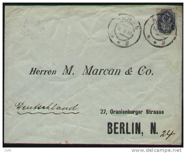 RUSSIA 1905 - COVER  From LÓDZ To BERLIN, GERMANY - Lettres & Documents