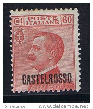 Italy  Castelrosso 1922 Michel Nr 8 60 C MH/Neuf*  CV &euro; 90 - Castelrosso