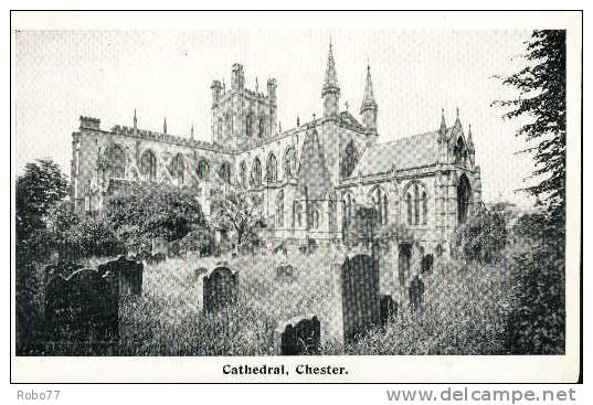 Postcard. England, Great Britain, United Kingdom. 1905 Cathedral, Chester.   (T05033) - Chester