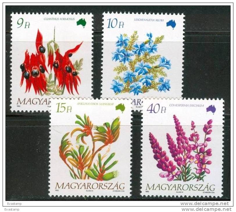 HUNGARY - 1992. Flowers Of Australia MNH! Mi 4220-4223 - Nuevos