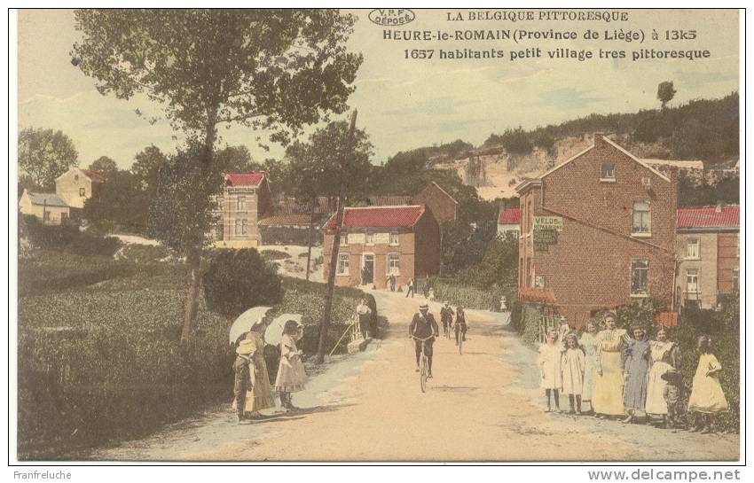 HEURE LE ROMAIN (4682)1657 Habitants Petit Village Pitoresque  ( TOP COLOR) - Oupeye