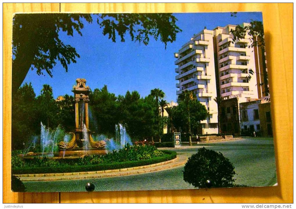 ESPAGNE ALMERIA PARQUE DE JOSE ANTONIO 2 TIMBRES SCAN R/V - Almería