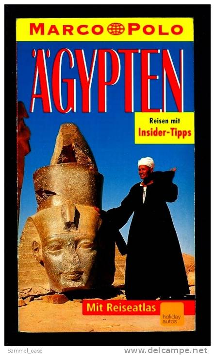 Ägypten - Marco Polo Reiseführer Mit Reiseatlas  -  Mit Insider Tipps  -  2001 - Afrique