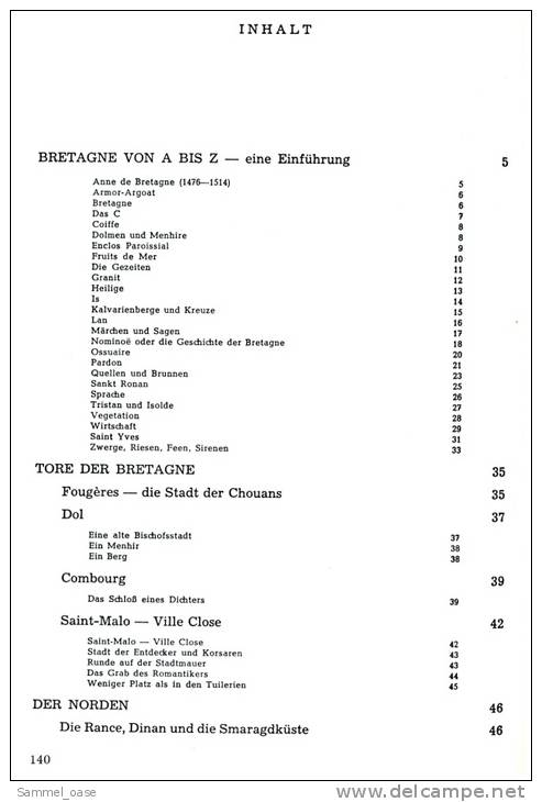 Bretonisches Reisebuch - Bretagne In Fotos Und Ausführlichen Informationen  , 1986 - Frankrijk