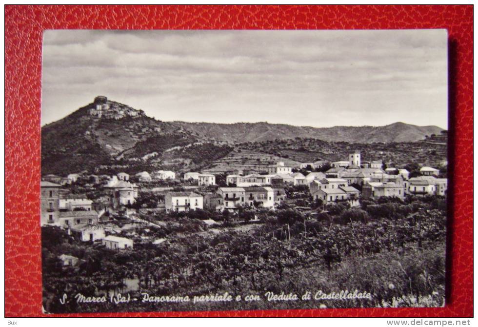 S.MARCO VEDUTA DI CASTELLABATE   SALERNO   CAMPANIA   VIAGGIATA CONDIZIONI FOTO - Salerno