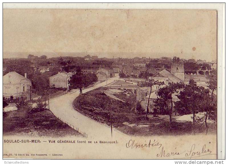 Soulac Sur Mer      33        Vue Générale      (voir Scan) - Soulac-sur-Mer