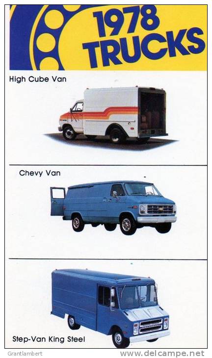 Chevy 1978 Trucks - 'Built To Stay Tough', Litho Unused - Trucks, Vans &  Lorries