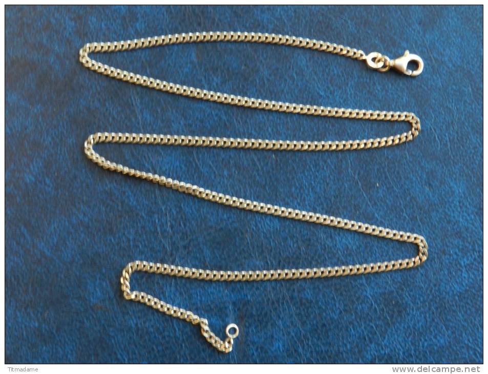 (114) Chaine Argent - 5,23 Grs - 45 Cm - Necklaces/Chains