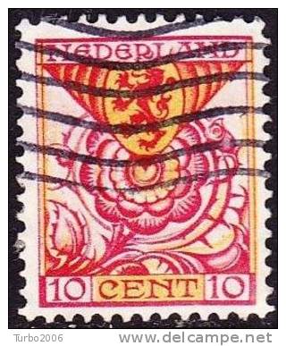 1925 Kinderzegels 10 + 2½ Cent Rood / Geel NVPH 168 - Used Stamps