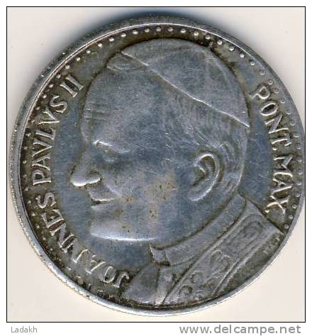 MÉDAILLE COMMÉMORATIVE  PAPE JEAN PAUL II # VATICAN # SAINT PIERRE DE ROME - Autres & Non Classés