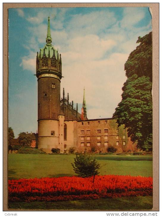 Lutherstadt Wittenberg, Am Schloß Mit Schloßkirche - Wittenberg