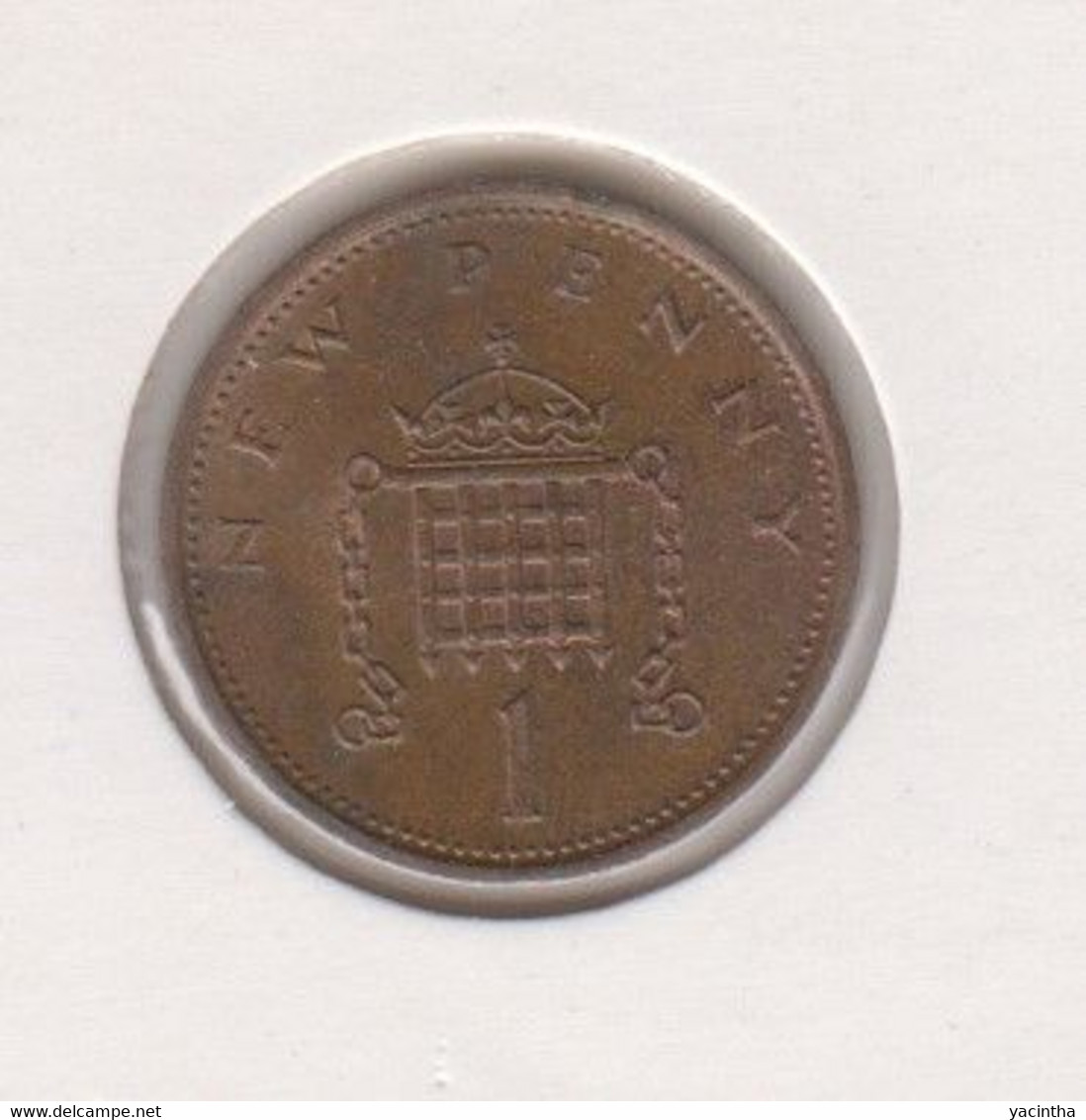 @Y@    Groot Britannie  1 Penny  1980    (552) - 1 Penny & 1 New Penny