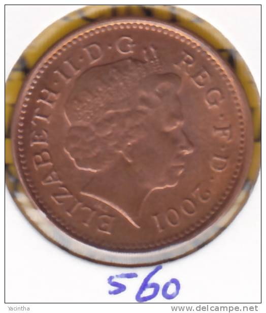 @Y@    Groot Britannie  1 Penny  2001    (560) - 1 Penny & 1 New Penny