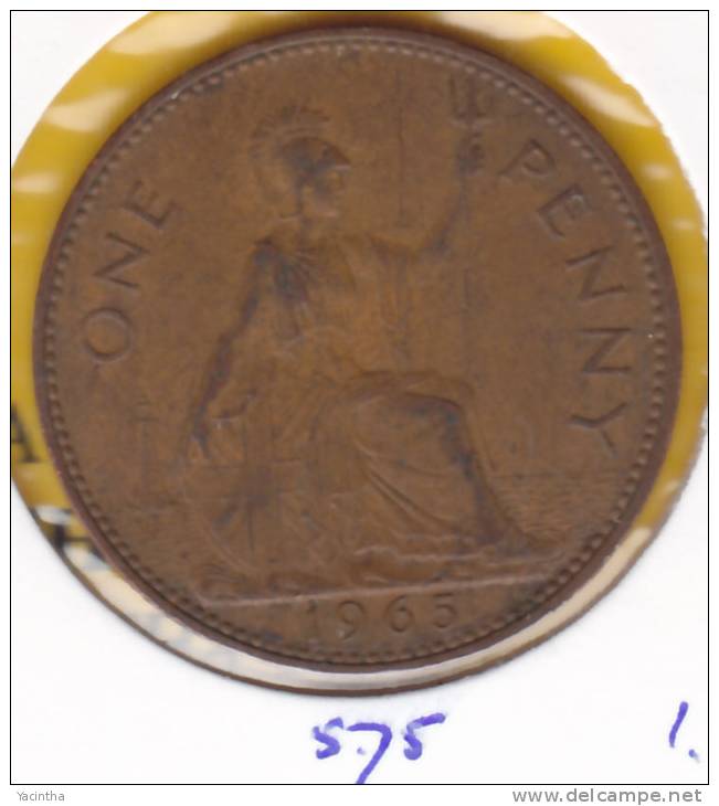 @Y@    Groot Britannie  1 Penny    1965    (575) - 1 Penny & 1 New Penny